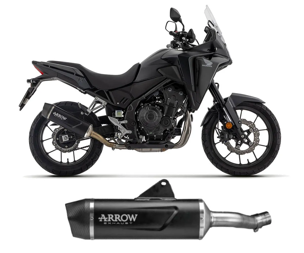 Terminale Scarico Arrow Indy Race Evo Alluminio Nero Honda Nx 500 2024.-71964AKN-403443