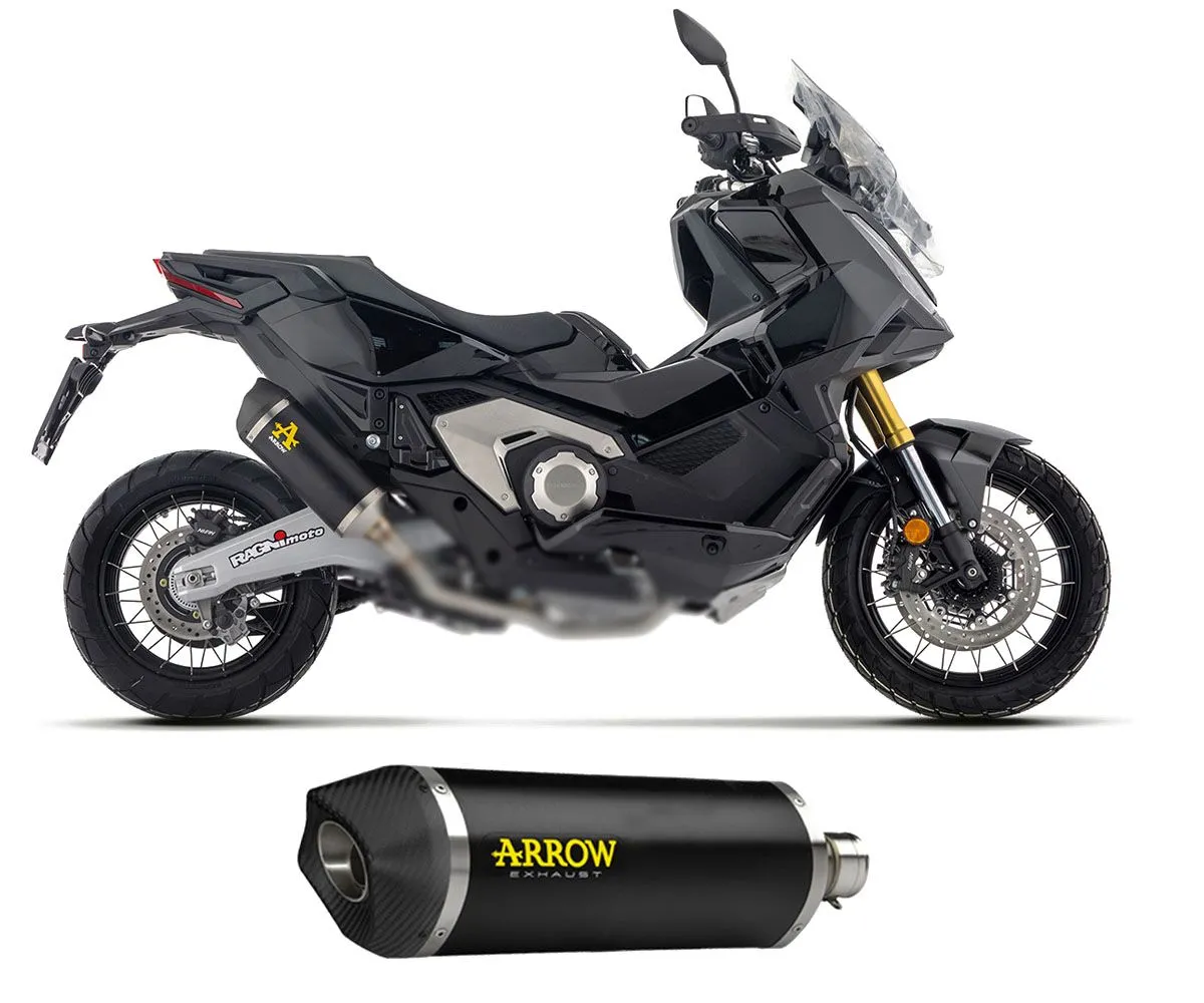 Terminale Di Scarico Arrow Race Tech Corto Alluminio Dark Honda X-adv 750 2025-71985AKNC-423872