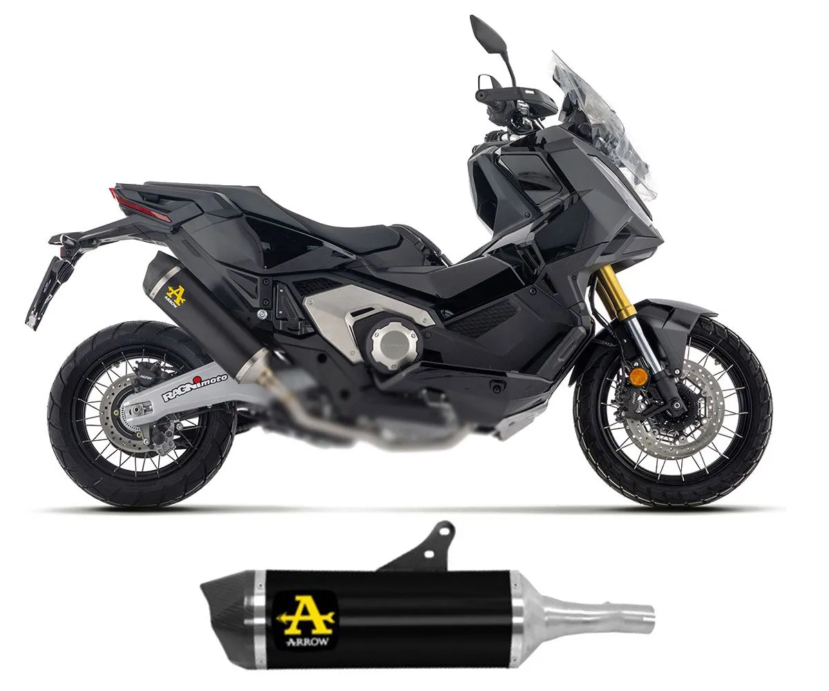 Terminale Di Scarico Arrow Race Tech Alluminio Nero Honda X-adv 750 2025-71985AKN-423868
