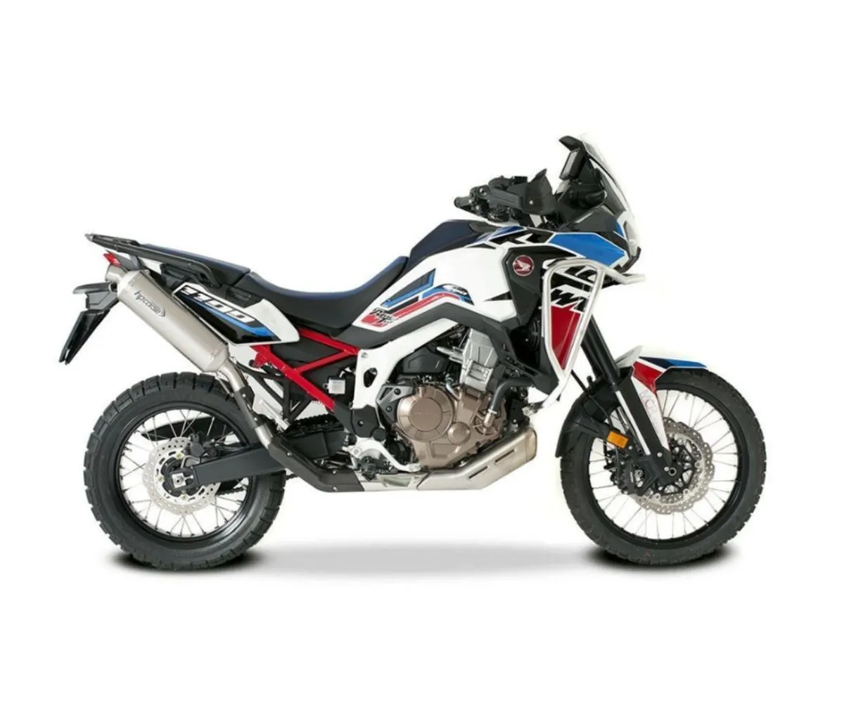 Terminale Scarico Hpcorse Sp-1 Titanio Passaggio Alto Honda Crf 1100l Africa Twin 2020 > 2024.-HOSP1100HT-AB-414868