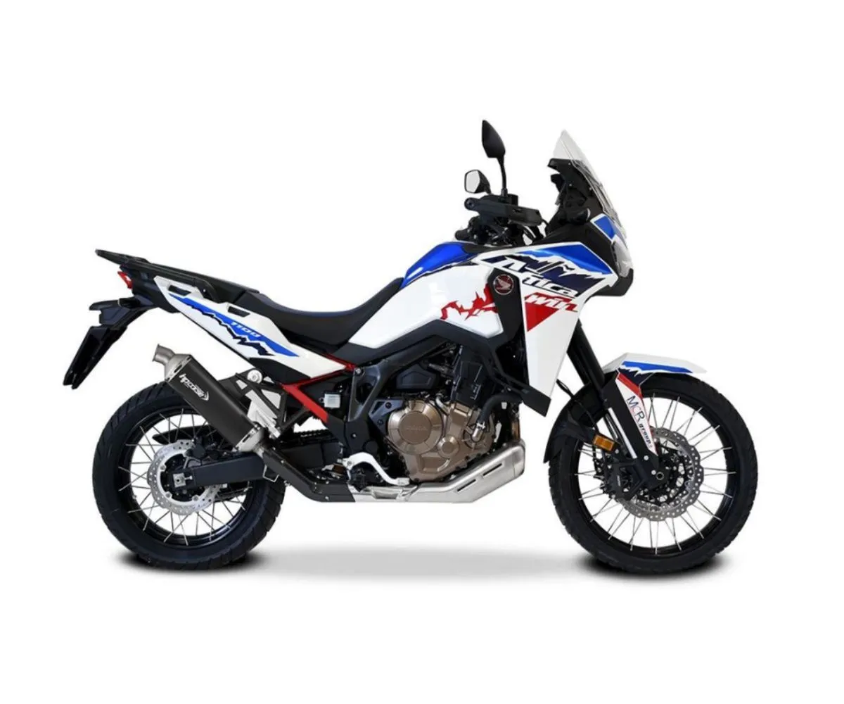 Terminale Scarico Hpcorse Sp-1 Titanio Nero Honda Crf 1100l Africa Twin 2020 > 2024.-HOSP135011LC-AB-414867