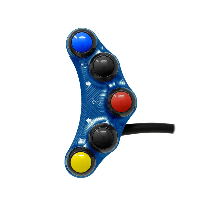 Pulsantiera Sinistra Blu Jetprime Per Bmw M 1000 Rr 2020 > 2023-JP-PLS-038-B-400549