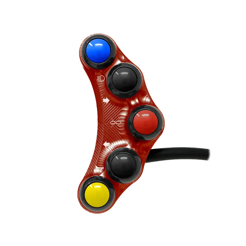 Pulsantiera Sinistra Rosso Jetprime Per Bmw M 1000 Rr 2020 > 2023-JP-PLS-038-R-400547