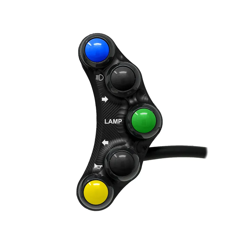 Pulsantiera Sinistra Jetprime Per Yamaha Yzf R6 2008 > 2016-JP-PLS-042-400603