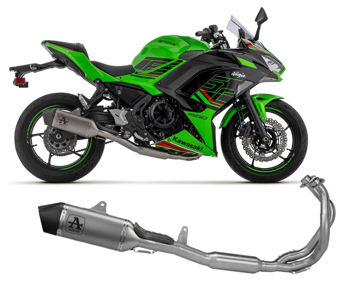 Impianto Completo Arrow E5 Veloce In Titanio Per Kawasaki Ninja 650 2024-71506VL-403431