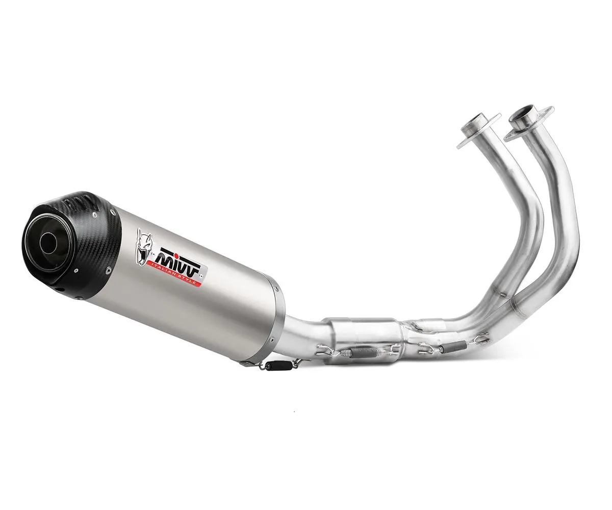 Scarico Completo Mivv Oval Titanio Cap Carbon Kawasaki Z 650 2024.-K.057.L4C-400425