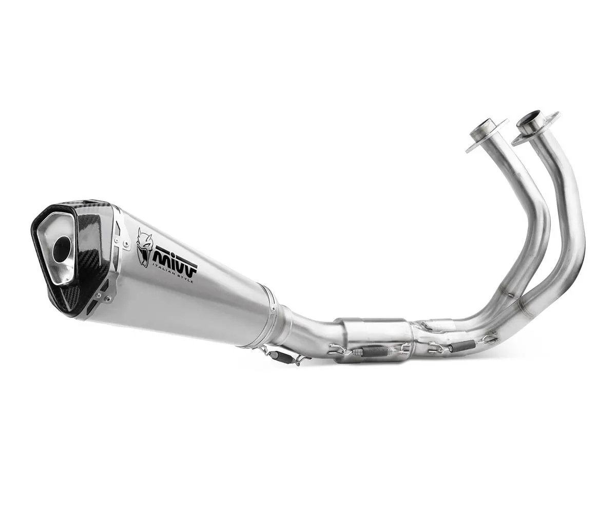 Scarico Completo Mivv Delta Race Inox Fond Carbonio Kawasaki Z 650 2024-K.057.LDRX-400429