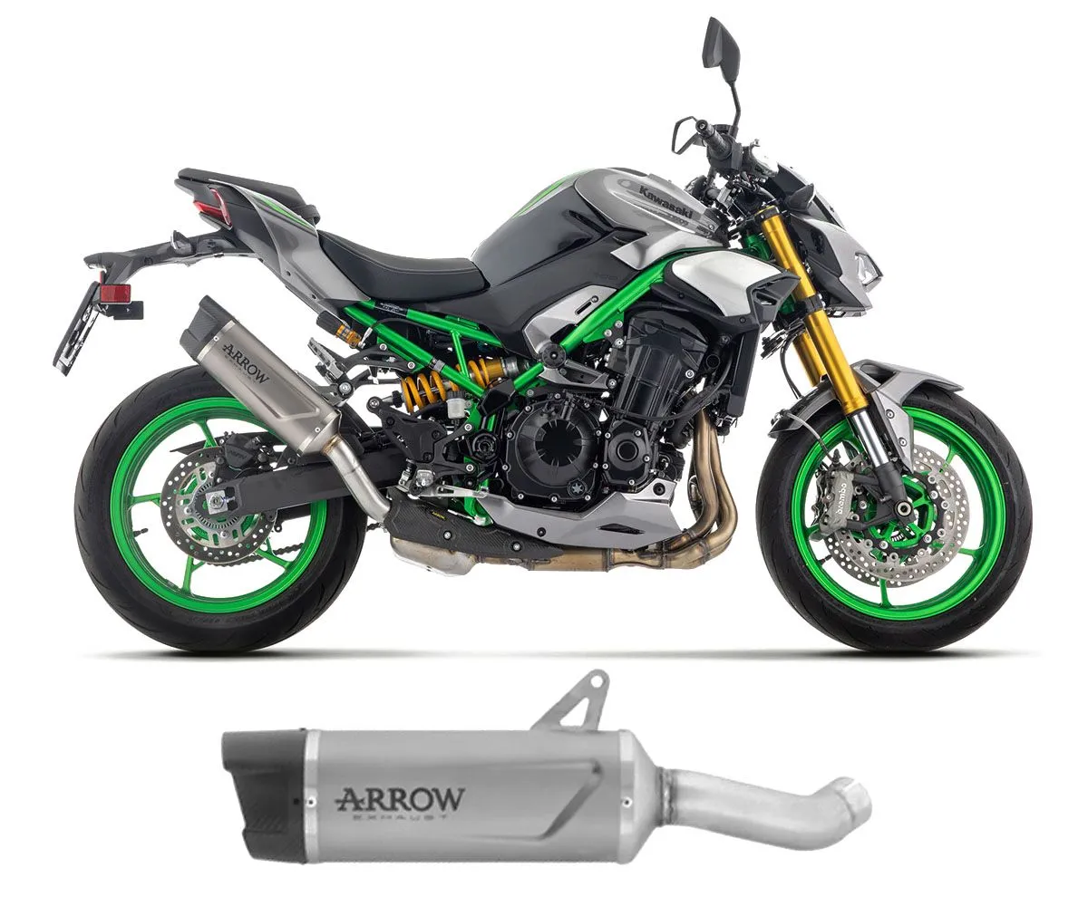 Terminale Di Scarico Arrow Indy Race Evo Titanio Per Kawasaki Z 900 2025-71986PK-419717