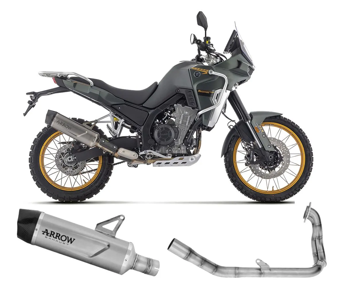 Scarico Completo Arrow Indy Race Evo Titanio Fondello Carby Per Kove 800x Pro 2024-72656PK--71787MI-415152