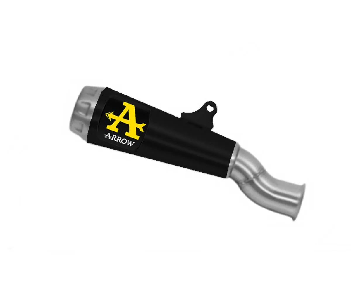 Terminale Scarico Arrow Pro Race Nichrom Dark Fondello Acciaio Ktm 1290 Superduke Gt 2022 > 2024-71820PRN-414424