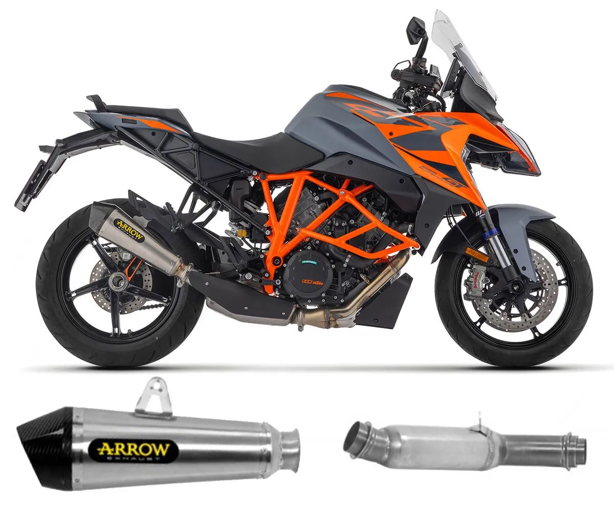 Terminale Scarico X-kone Nichrom + Raccordo Catalizzato Arrow Ktm 1290 Superduke Gt 2022 > 2024-71820XKI--71692KZ-414427