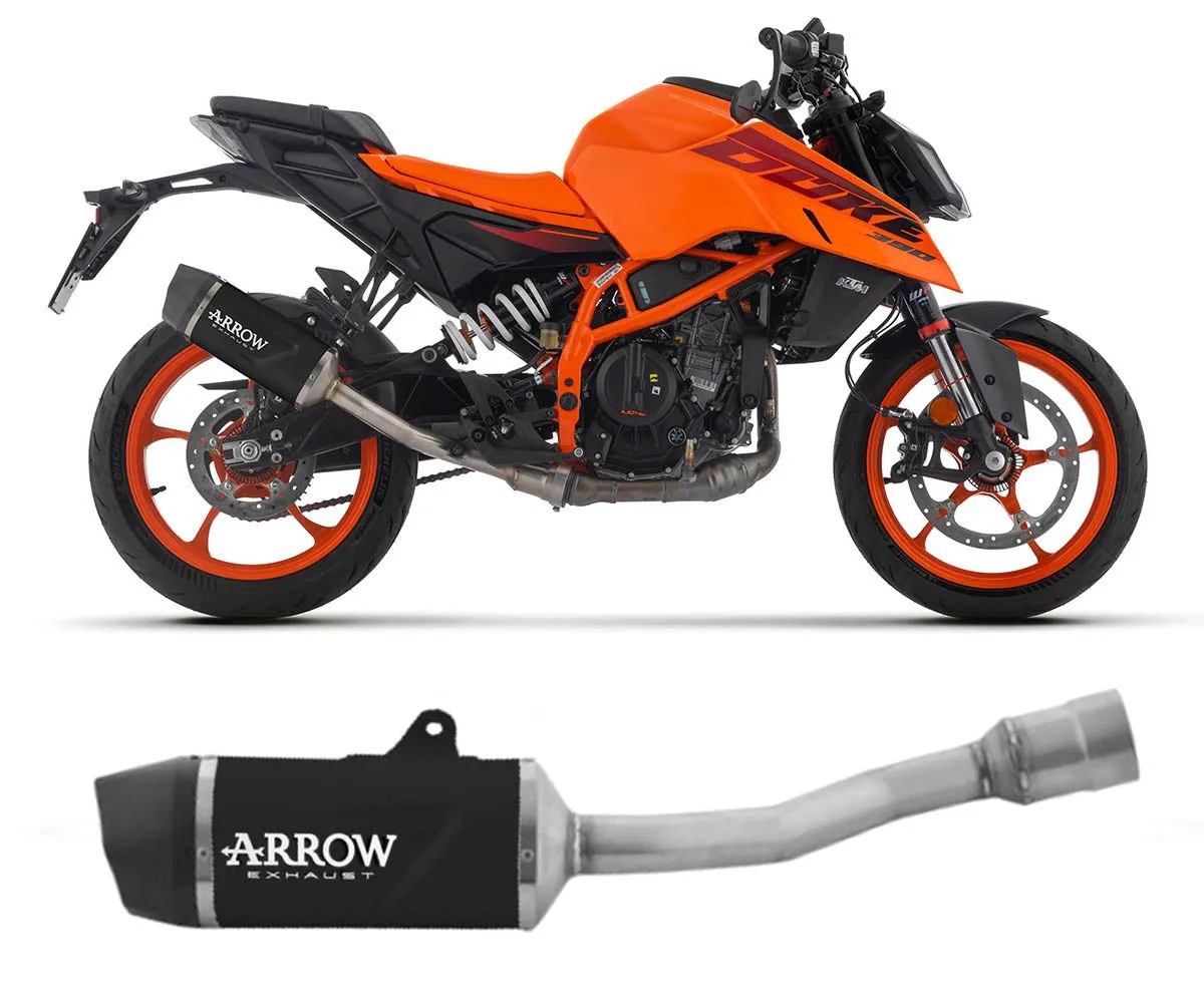 Terminale Scarico Arrow Indy Race Evo Alluminio Dark Ktm 390 Duke 2024.-71972AKN-415025