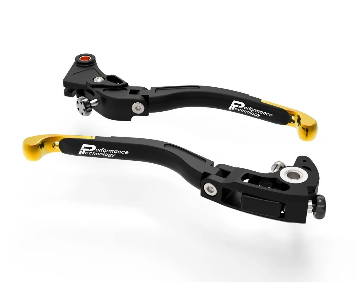 Leve Freno / Frizione Regolabili Nero Oro Dbk Per Bmw S1000r 2014 > 2020-L20B-397999