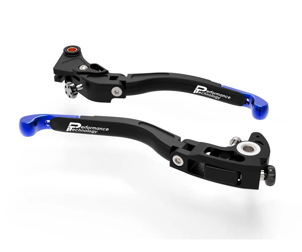 Leve Freno / Frizione Regolabili Nero Blu Dbk Per Bmw S1000r 2014 > 2020-L20C-398001