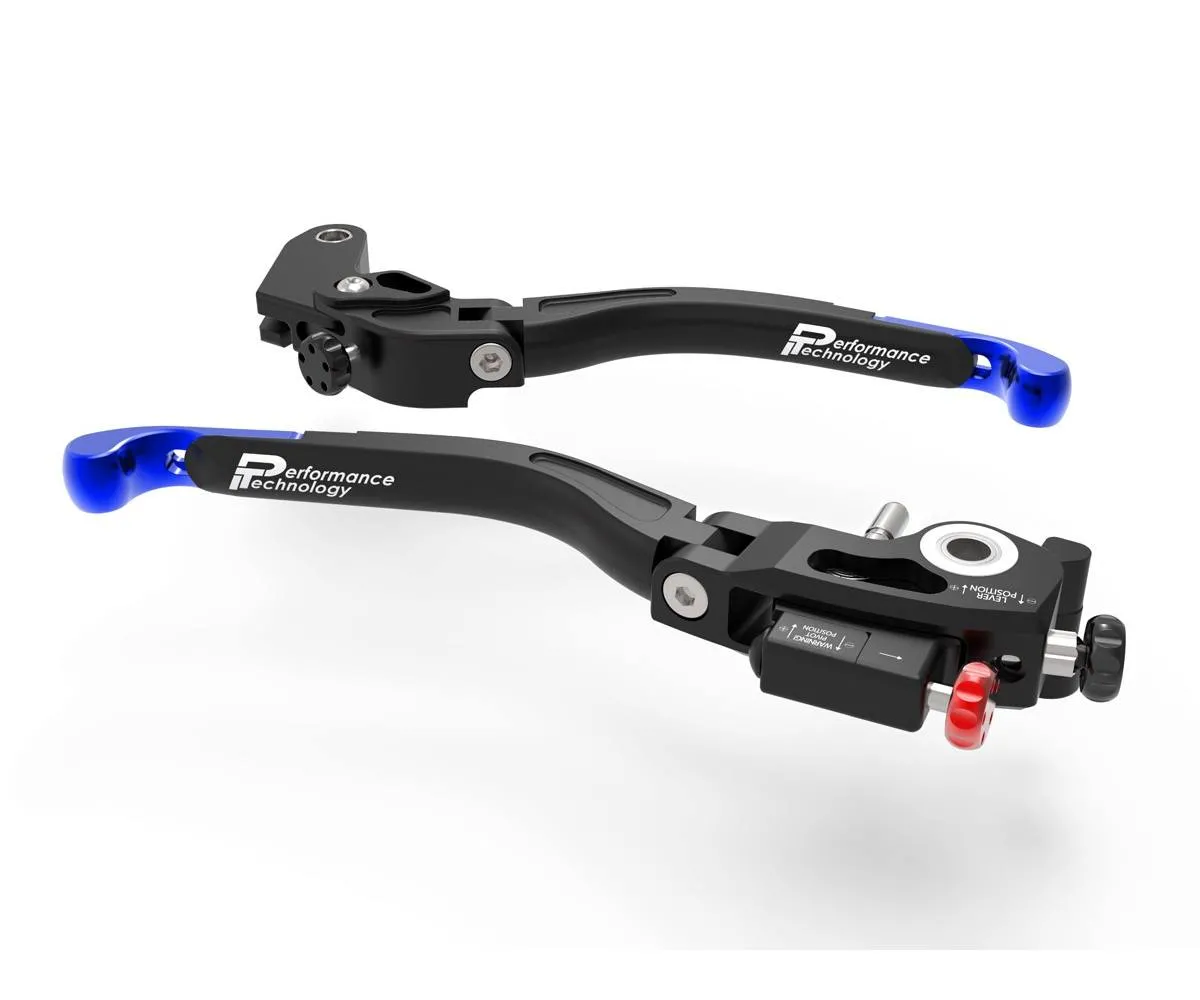 Leve Freno / Frizione Regolabili Doppia Regolazione Nero Blu Dbk Per Honda Cbr 1000 Rr Sp 2020 > 2022-L21C-398013