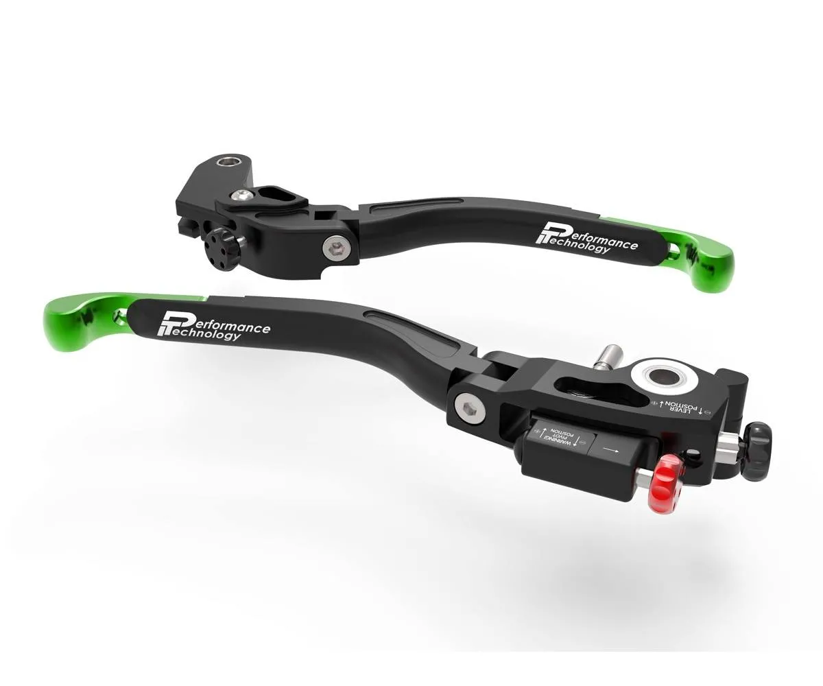 Leve Freno / Frizione Regolabili Doppia Regolazione Nero Verde Dbk Per Honda Cbr 1000 Rr Sp 2020 > 2022-L21V-398015