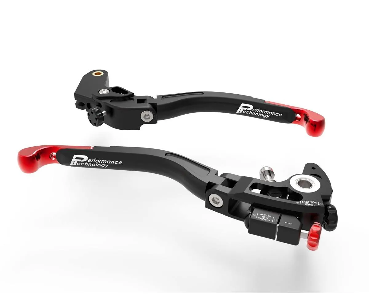 Leve Freno / Frizione Regolabili Doppia Regolazione L23 Nero Rosso Dbk Per Suzuki Gsx-r 1000 2015 > 2021-L23A-414202