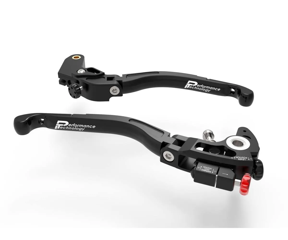 Leve Freno / Frizione Regolabili Doppia Regolazione L23 Nero Dbk Per Suzuki Gsx-r 1000 2015 > 2021-L23D-414206