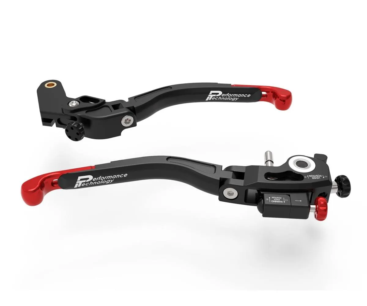 Leve Freno / Frizione Regolabili Doppia Regolazione L27 Nero Rosso Dbk Per Aprilia Rs 660 2020 > 2024-L27A-414162