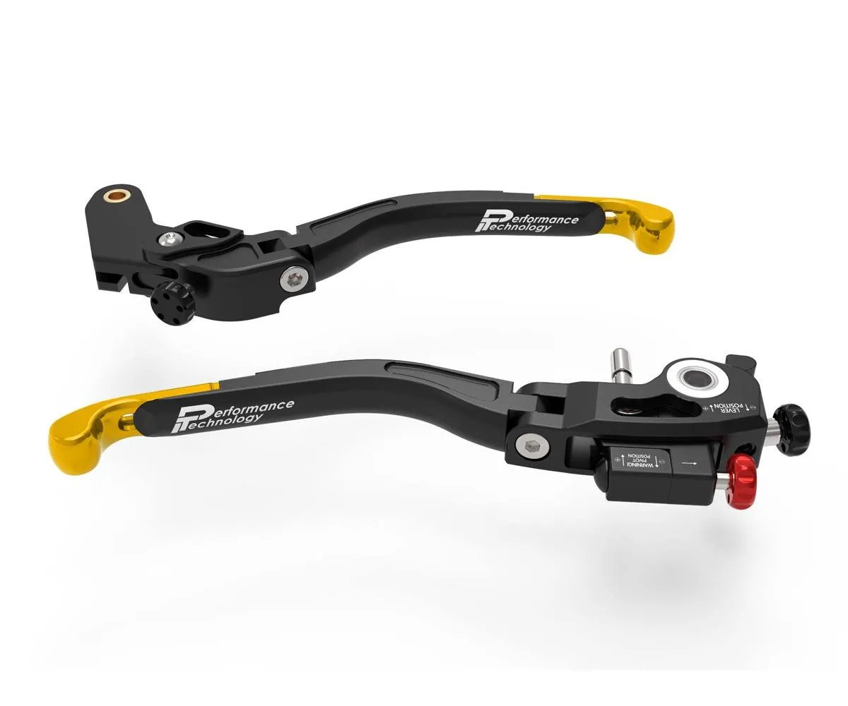 Leve Freno / Frizione Regolabili Doppia Regolazione L27 Nero Oro Dbk Per Aprilia Rs 660 2020 > 2024-L27B-414163