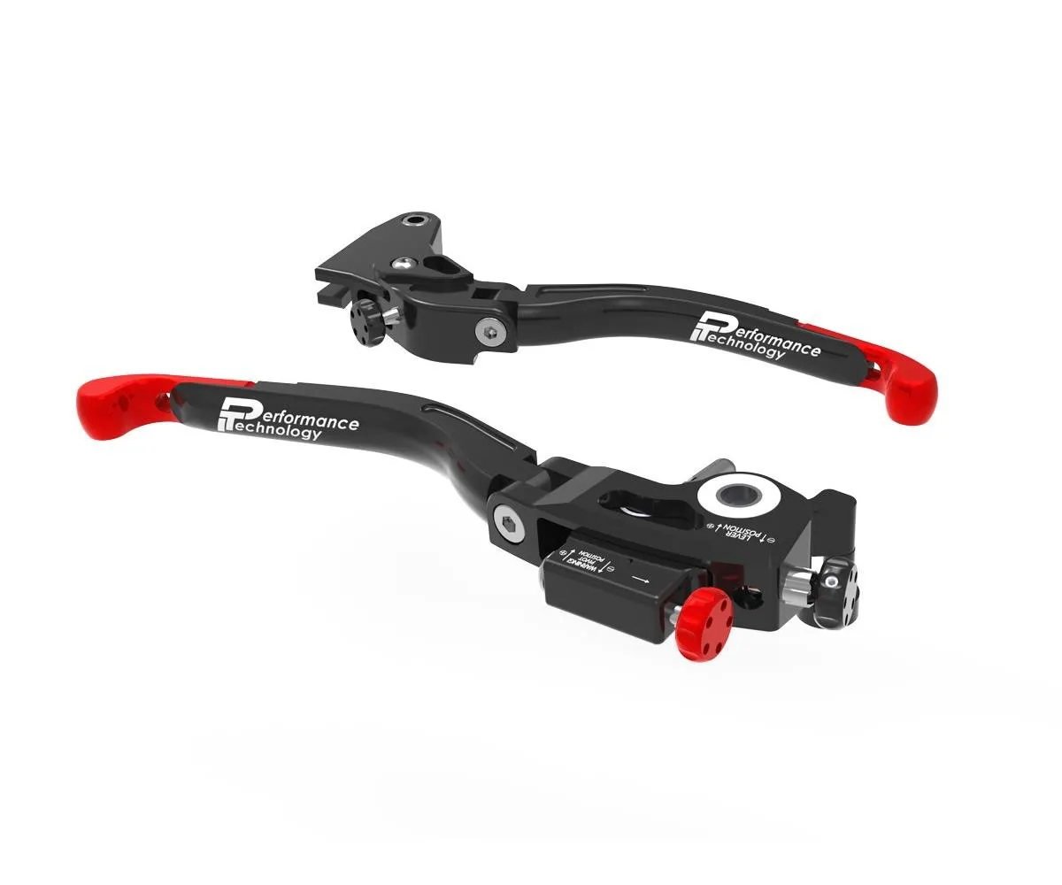 Leve Freno / Frizione Regolabili Doppia Regolazione Rosso Dbk Per Triumph Daytona 765 Moto2 2019 > 2020-L35A-398088