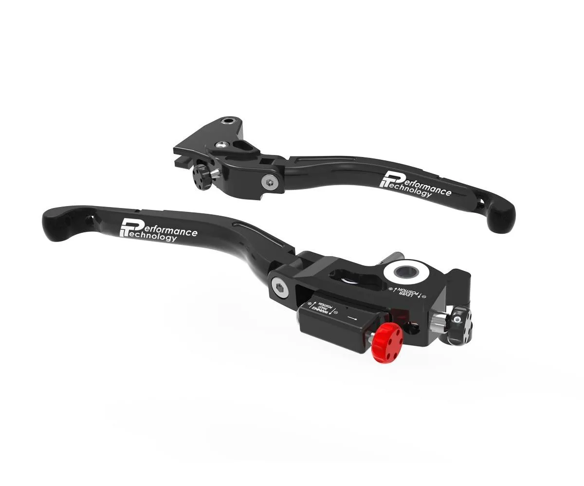 Leve Freno / Frizione Regolabili Doppia Regolazione Nero Dbk Per Triumph Daytona 765 Moto2 2019 > 2020-L35D-398090