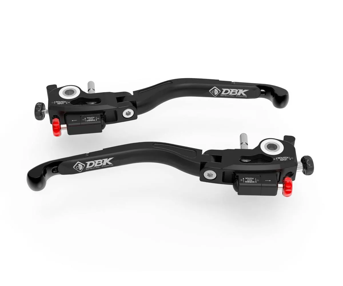 Leve Freno / Frizione Regolabili Doppia Regolazione Nero Dbk Per Moto Guzzi V100 Mandello 2022 > 2024-L38D-398143