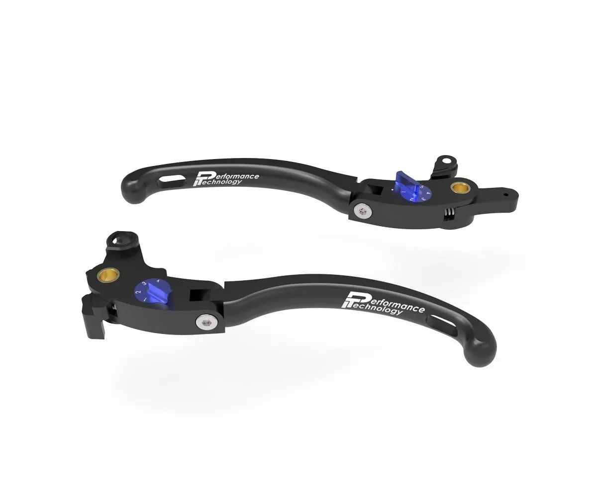 Leve Freno / Frizione Regolabili Eco Gp 1 Nero Blu Dbk Per Bmw R Nine T 2017 > 2022-LE20C-398190