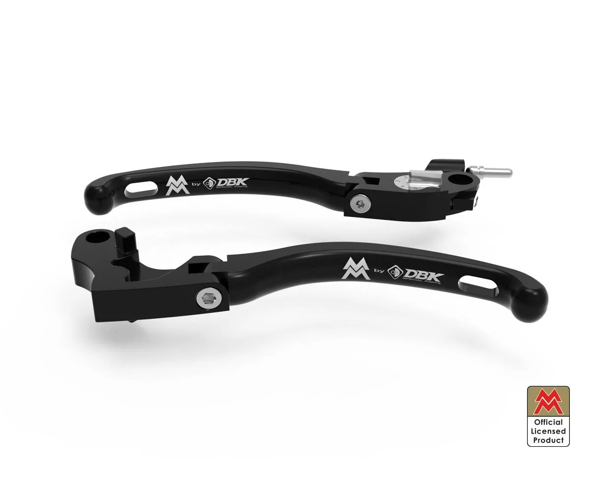 Leve Freno / Frizione Regolabili Eco Gp 1 Nero Silver Dbk Per Moto Morini X Cape 650 2021 > 2024-LE22E-398214