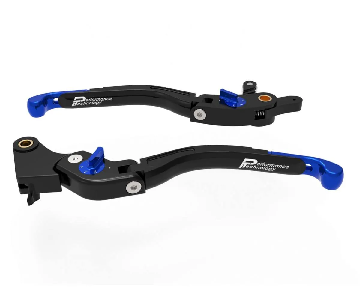 Leve Freno / Frizione Regolabili Eco Gp 2 Nero Blu Dbk Per Bmw F750 Gs 2018 > 2024-LEA19C-398227