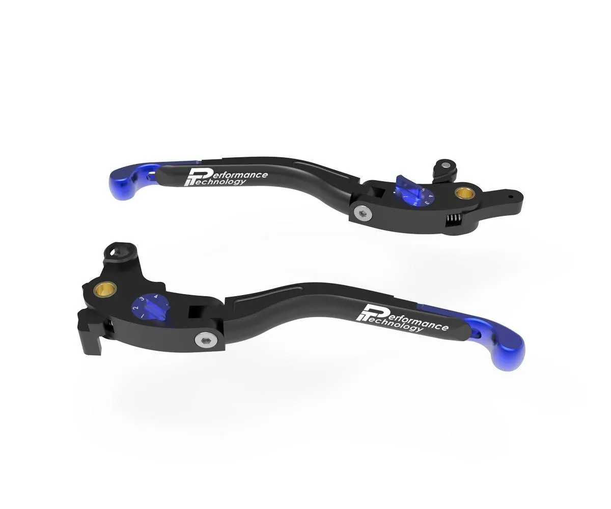 Leve Freno / Frizione Regolabili Eco Gp 2 Nero Blu Dbk Per Bmw R Nine T 2017 > 2022-LEA20C-398262