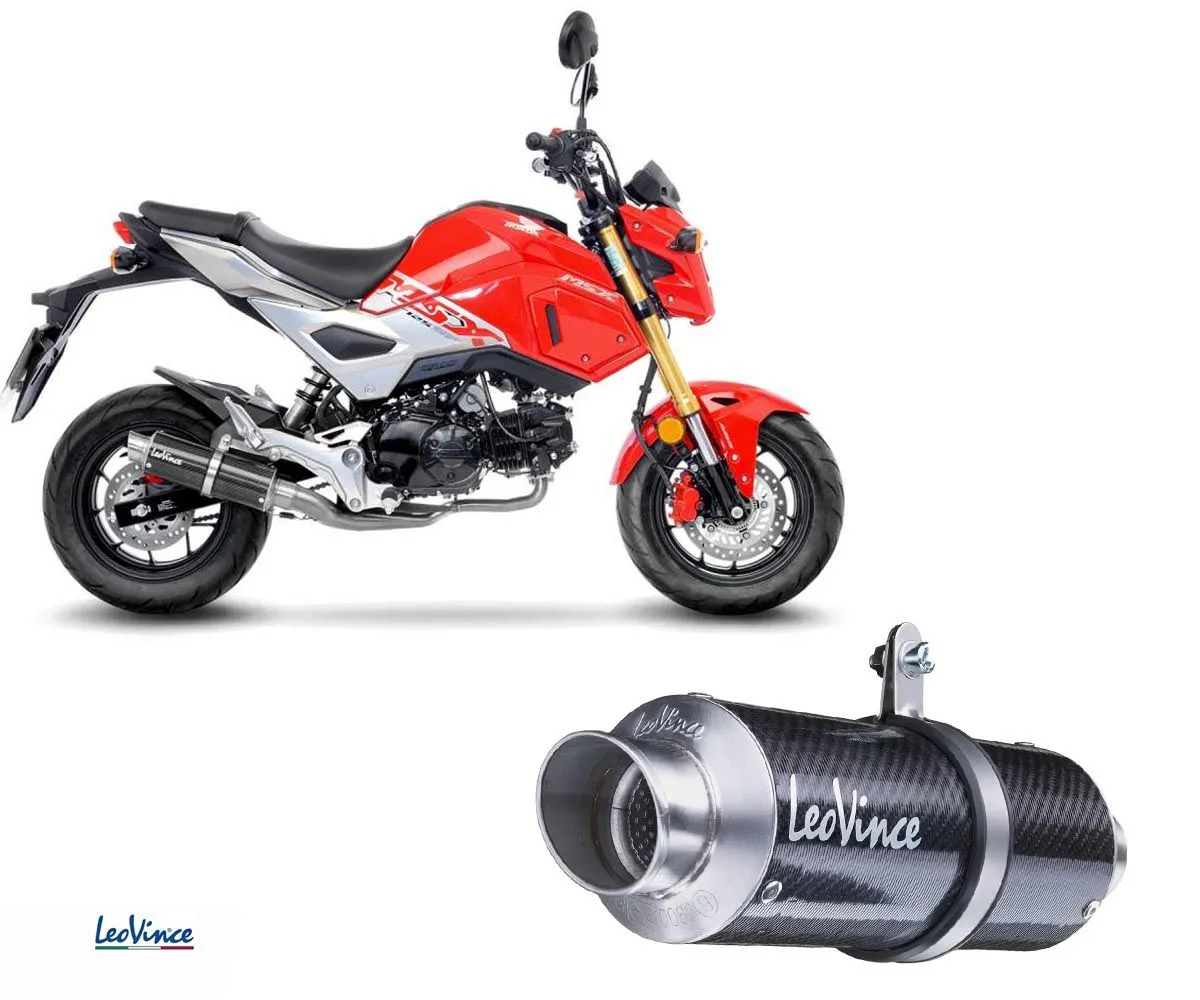 Impianto Completo Leovince Gp Corsa Carbonio Honda Msx 125 / Grom Car 2017 > 2020-3396-249787