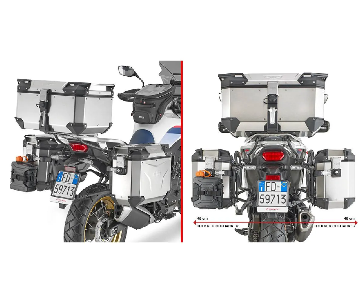 Portavaligie Laterale Givi Plo1201cam Per Honda Xl750 Transalp 2023 > 2025.-PLO1201CAM-415567