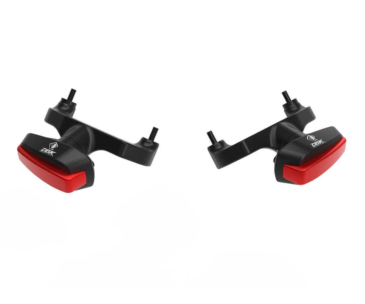 Kit Protezioni Testa E Collettori Nero Rosso Dbk Per Moto Guzzi V100 Mandello 2022 > 2024-PTMG01DA-399556