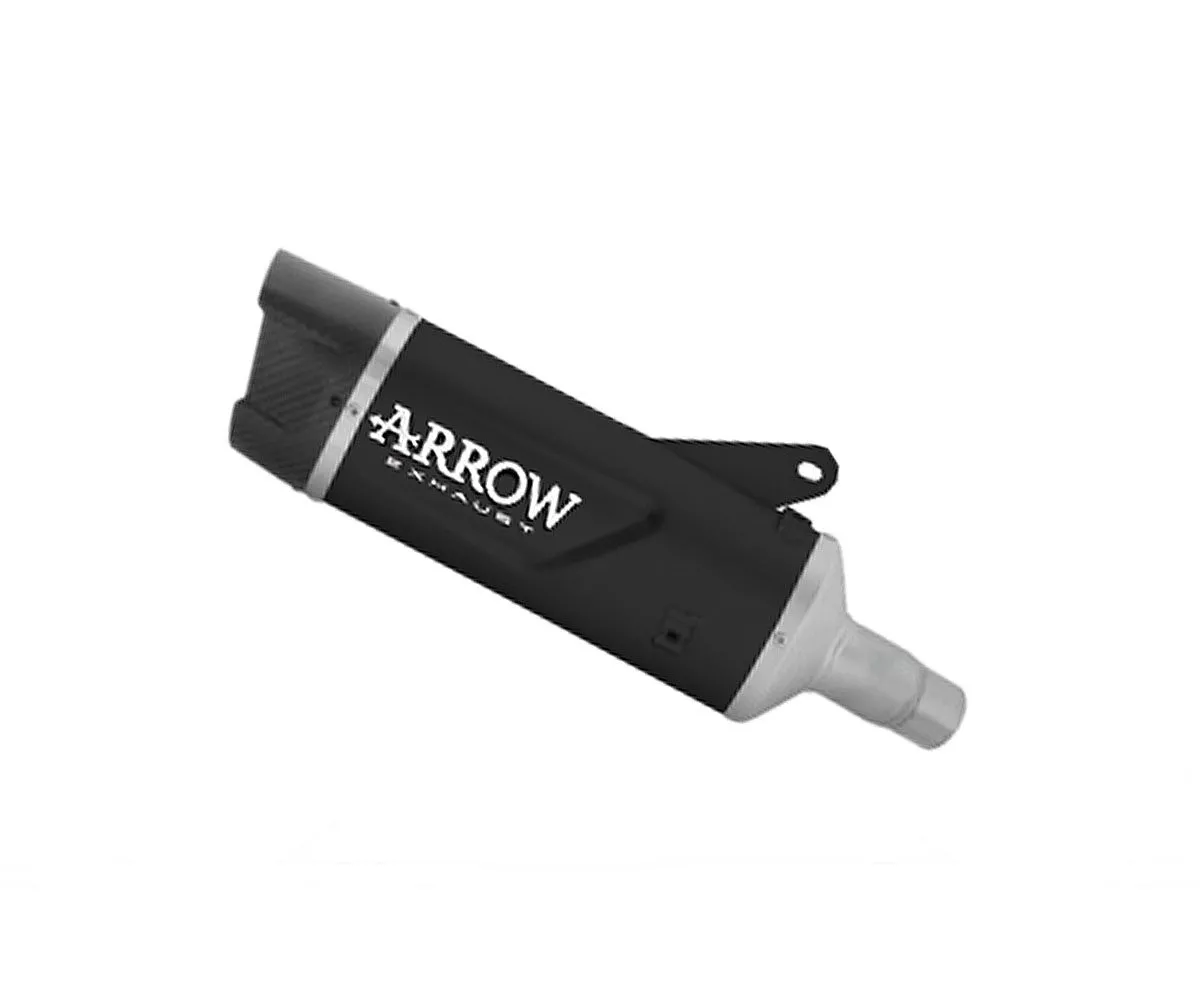 Terminale Di Scarico Arrow Indy Race Evo Alluminio Dark Per Qj Motor Srk 800 Rr 2025.-71996AKN-424983