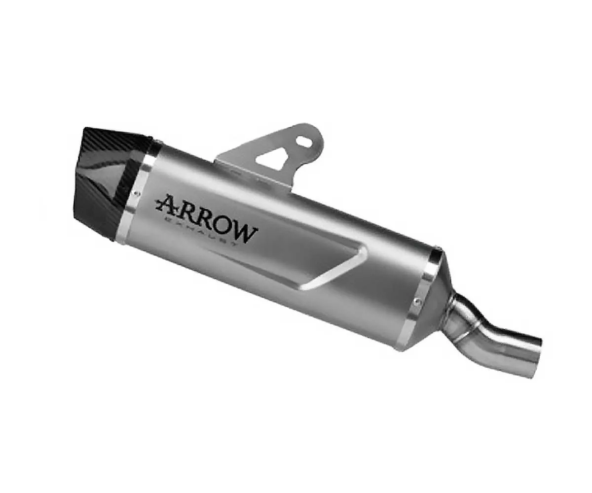 Terminale Di Scarico Arrow Indy Race Evo Titanio Per Qj Motor Srt 800 2023 > 2024.-72650PK-403420