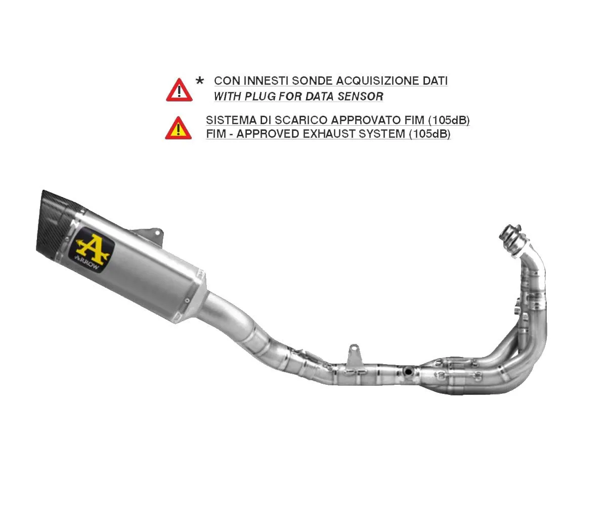Scarico Completo Arrow Competition Evo Full Titanio Per Yamaha Yzf R9 2025-71241PTR-416397