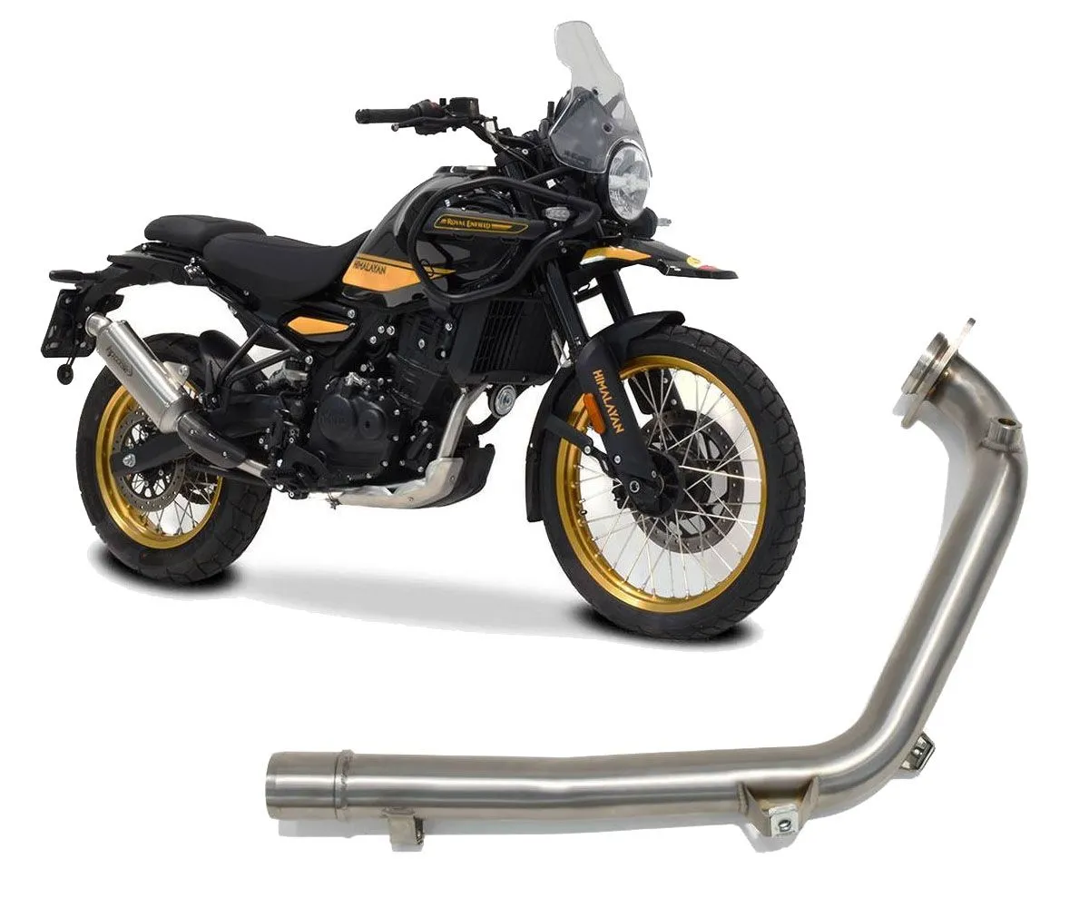 Collettore Di Scarico Hp Corse In Acciaio Inox Per Royal Enfield Himalayan 450 2024.-REHI45-C-415269