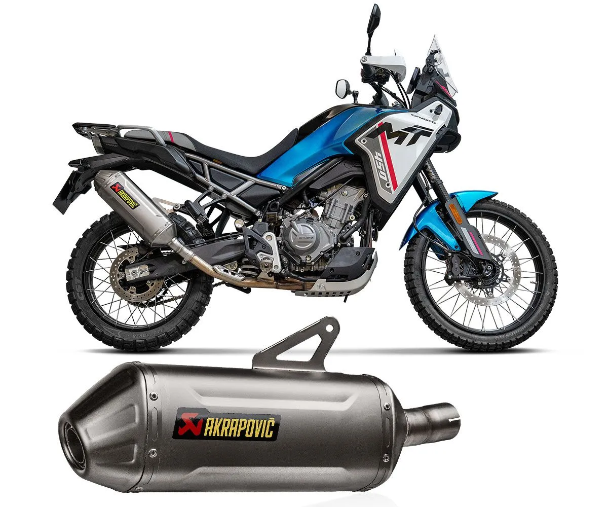 Terminale Di Scarico Akrapovic In Titanio Per Cf Moto 450 Mt 2025-S-CF4SO2-HFTT-425087