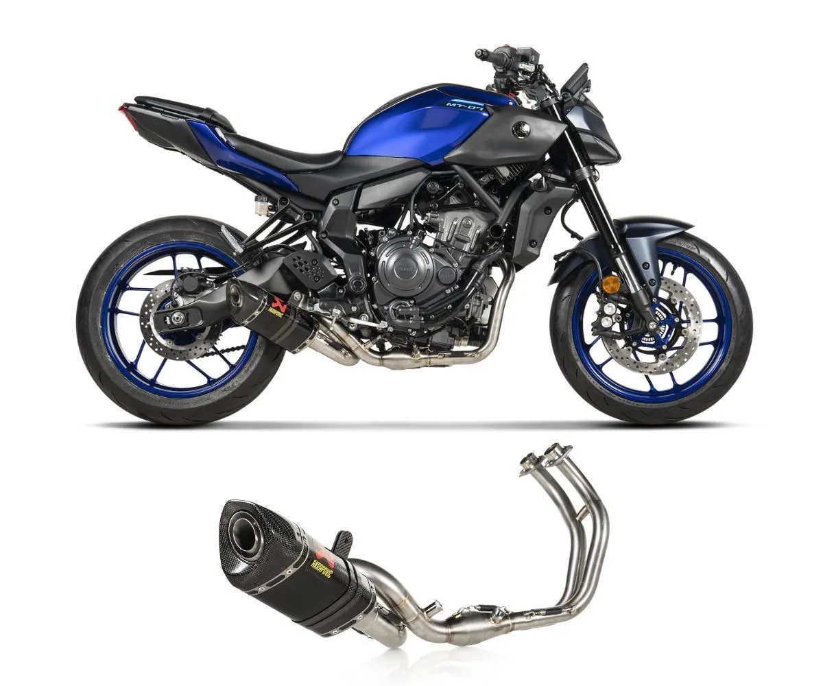 Scarico Completo Akrapovic Racing Line Carbonio Per Yamaha Mt 07 2025-S-Y7R2-AFC/1-415908