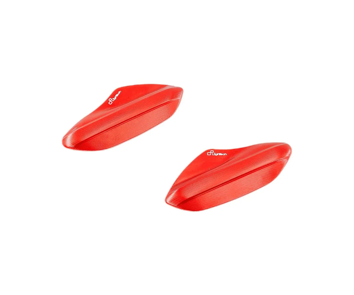 Lightech Coppia Sede Tappi Specchio Rosso Per Aprilia Rs 660 2020 > 2024-SPE129ROS-400753