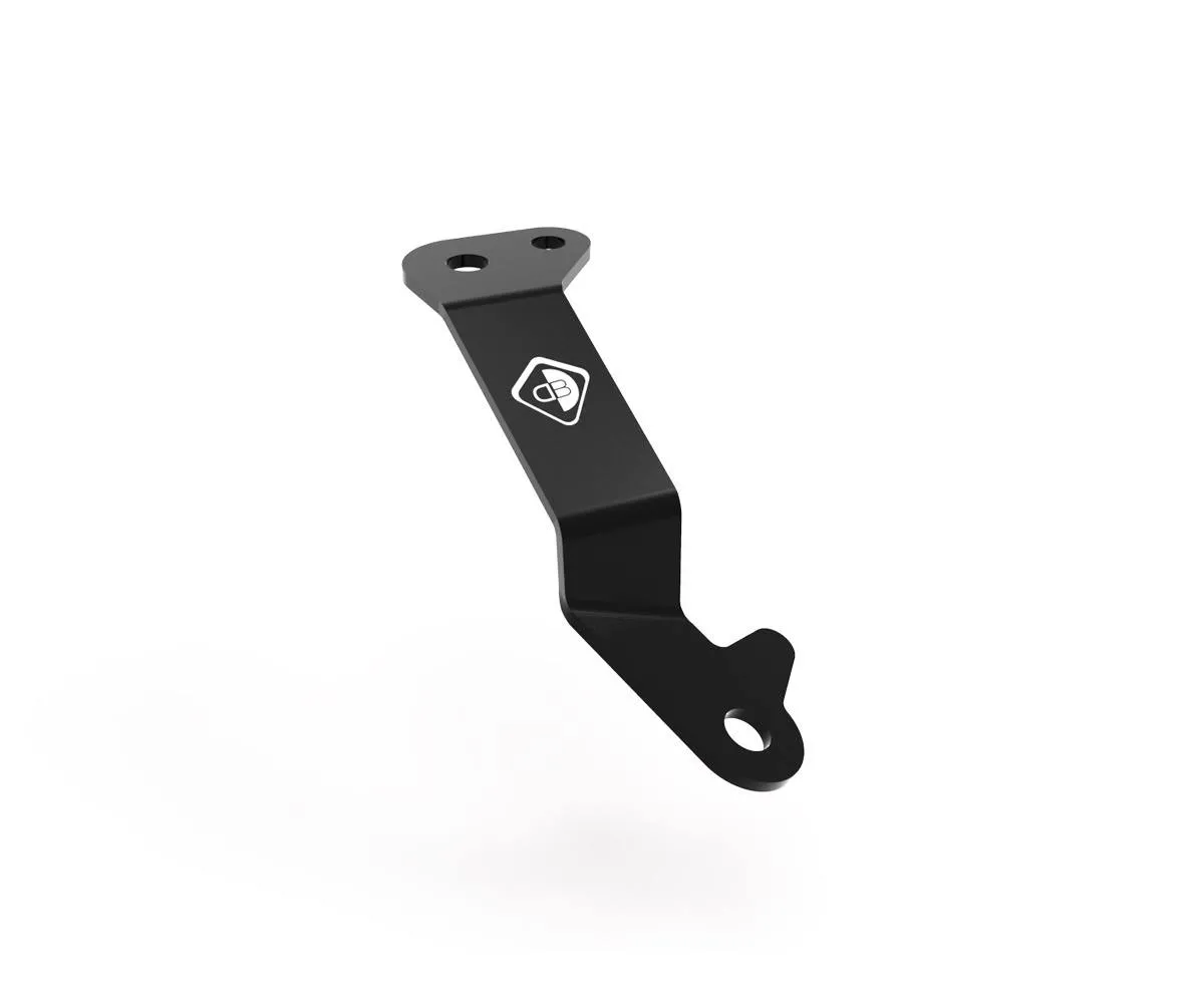 Staffa Vaschetta Liquido Freno Nero Dbk Per Ducati Panigale 1199 R 2013 > 2014-STA08D-399716