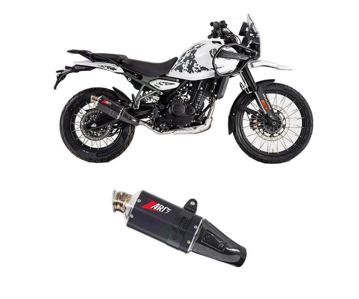 Terminale Di Scarico Zard Acciaio Inox Per Royal Enfield Himalayan 450 2024-ZRE007S10ASR-416751