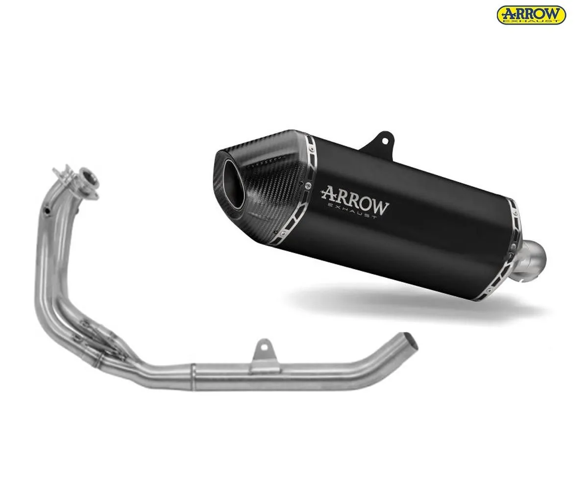 Scarico Completo Racing Arrow Sonora Honda Crf 1000l Africa Twin Titanio Dark/inox 2016 > 2019-72503SKN--72129PD-250041