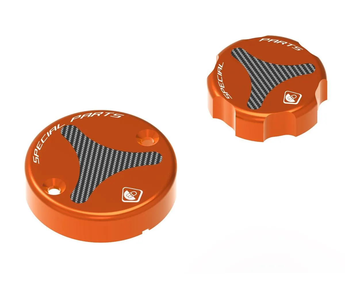 Tappi Serbatoio Fluido Arancione Dbk Per Ducati Hypermotard 698 Mono 2024-TLS01K-414655