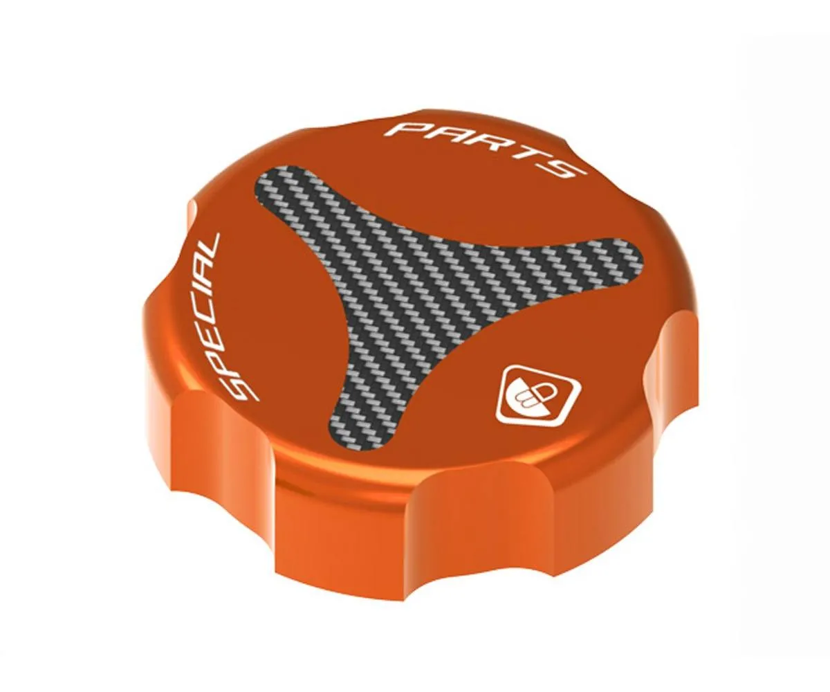 Tappo Serbatoio Fluido Posteriore Arancione Dbk Per Ducati Hypermotard 698 Mono 2024-TLS04K-414505