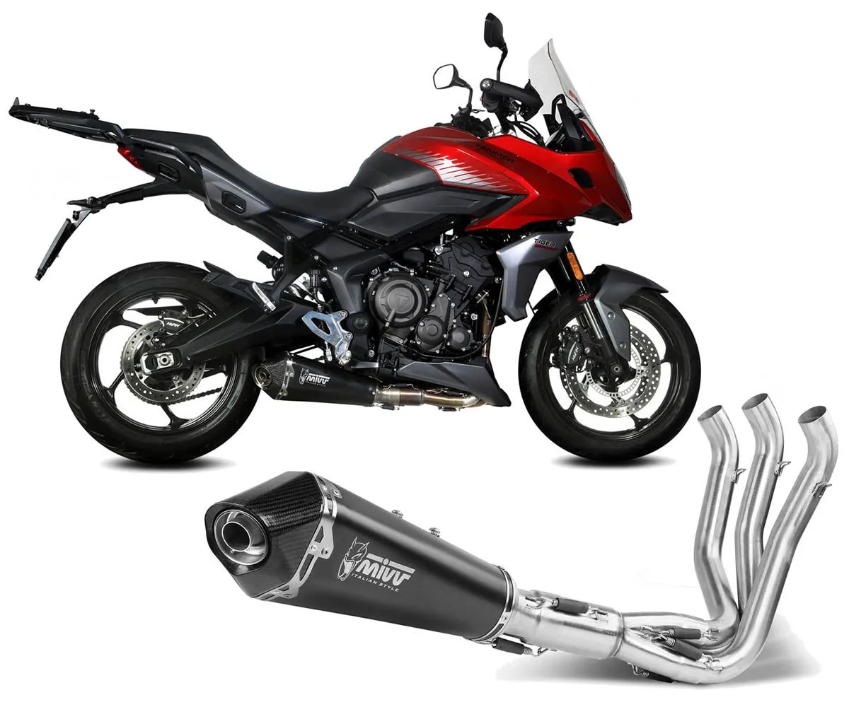 Impianto Completo Mivv Delta Race Nero Per Triumph Tiger Sport 660 2022 > 2024.-T.022.LDRB-404781