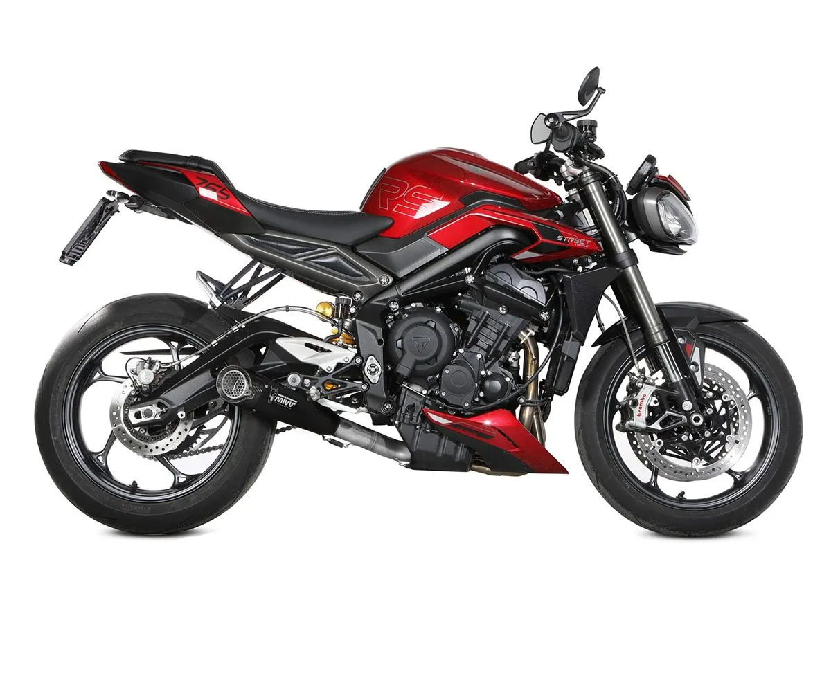 Scarico Completo Mivv X-m5 Nero Per Triumph Street Triple 765 R / Rs 2023 > 2024-T.027.SC5B-416082