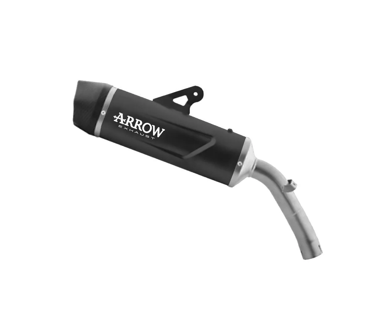 Terminale Arrow Indy Race Evo Alluminio Dark Fondello Carbonio Voge Valico 900 Dsx 2024.-72654AKN-415158