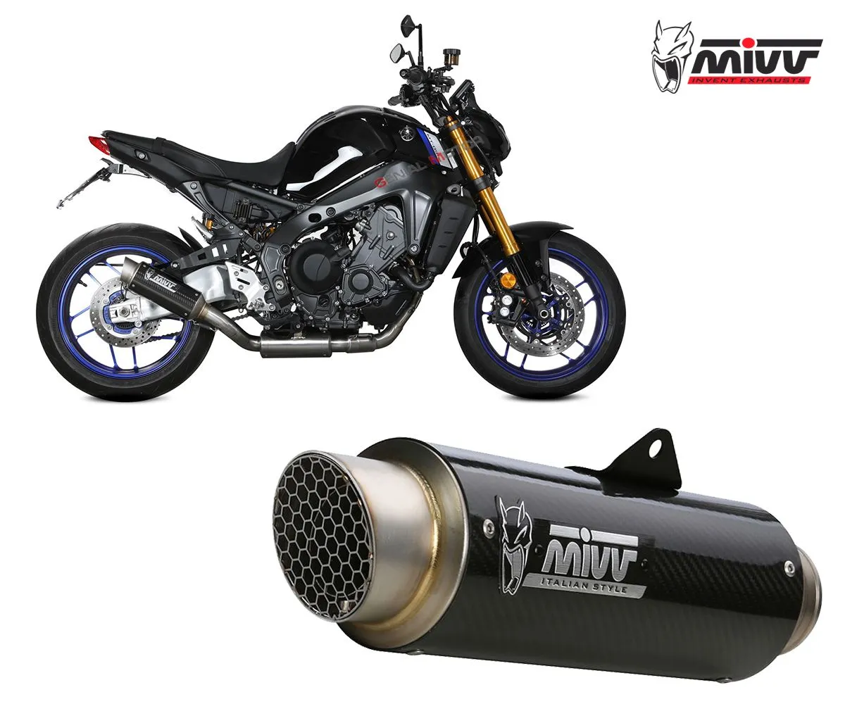 Scarico Completo Mivv Gp Pro Carbonio Alto Per Yamaha Mt 09 2021 > 2023-Y.066.L2P-249507